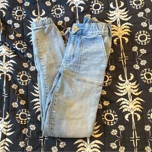 American Eagle Denim Joggers - Light Wash